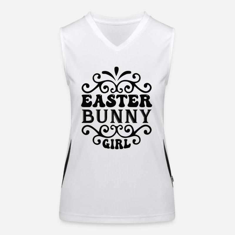 For Child - Easter , Easter, Egg Hunt, Funny Women's Functional Contrast Tank Top