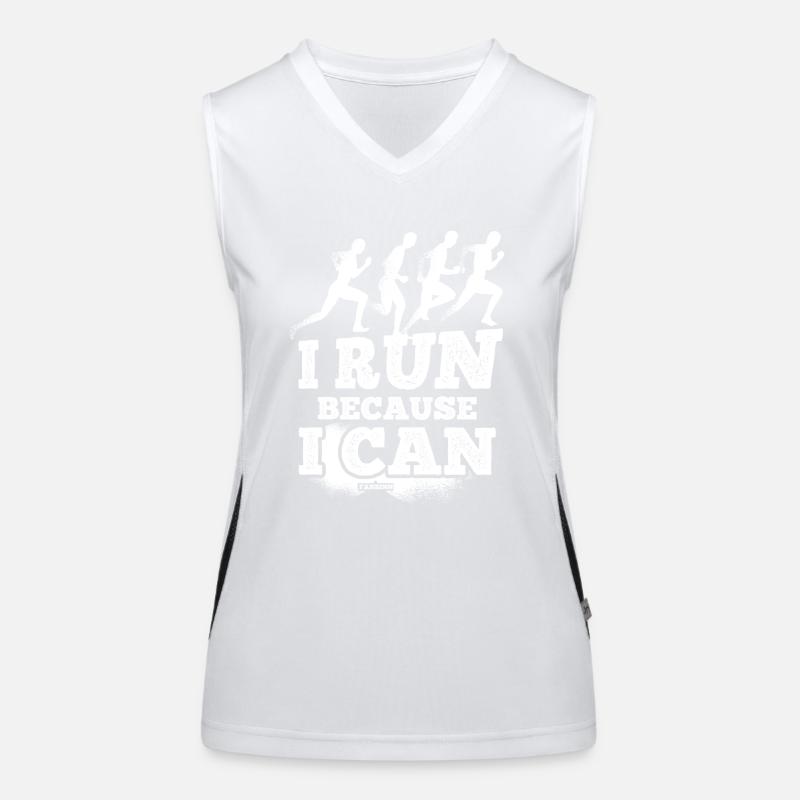 Courir Débardeur respirant contrasté Femme