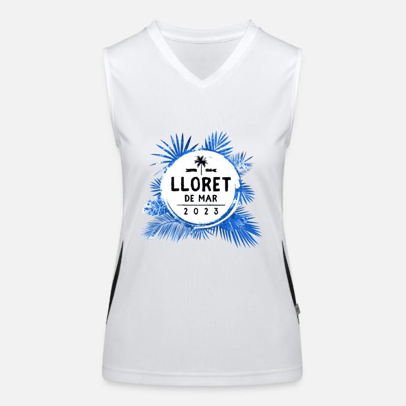 Lloret de Mar 2023 coloré Débardeur respirant contrasté Femme