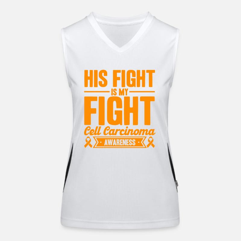 Cell Carcinoma Awareness Cell Carcinoma Support Women's Functional Contrast Tank Top