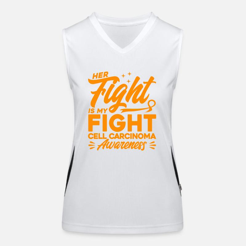 Cell carcinoma Surviving cell carcinoma support Women's Functional Contrast Tank Top