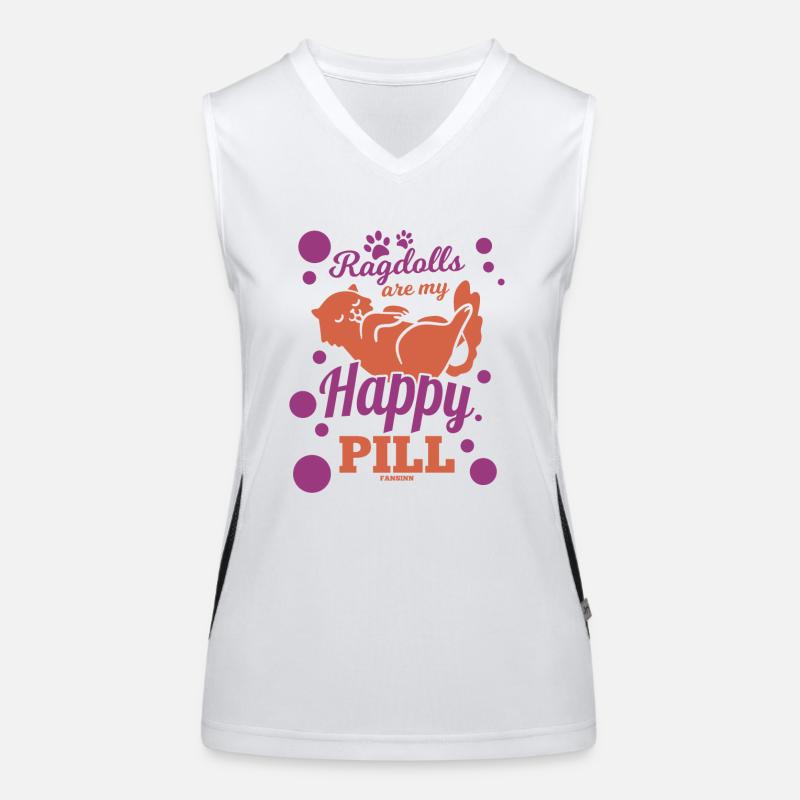 Ragdoll Katze Kinder Baby Geschenk Funktionelles Kontrast-Tank Top für Frauen