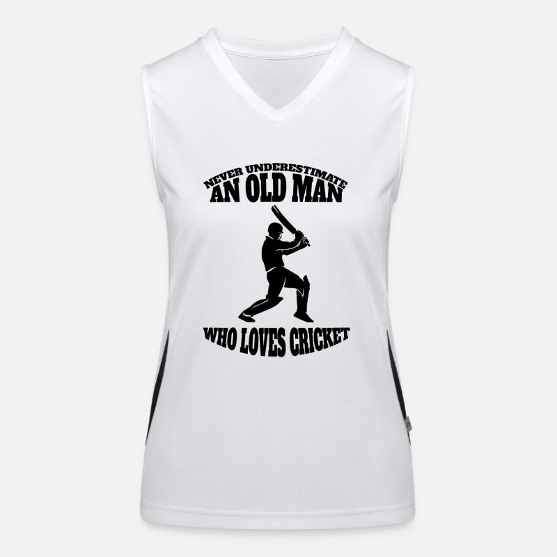 Cricket team Cricket team Cricket team Women's Functional Contrast Tank Top