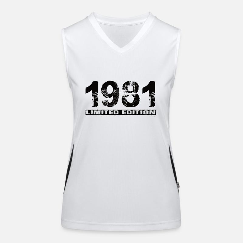 Limited Edition 1981 Funktionelles Kontrast-Tank Top für Frauen