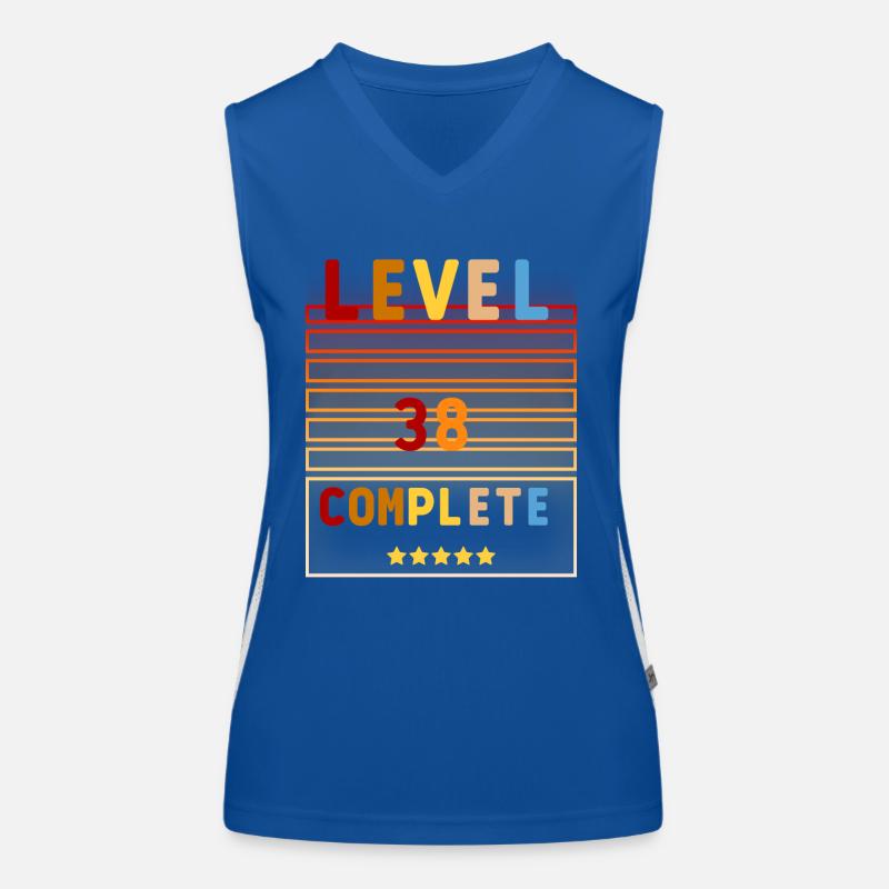 38th Birthday Geburtstags Geschenkidee Männer Frau Funktionelles Kontrast-Tank Top für Frauen