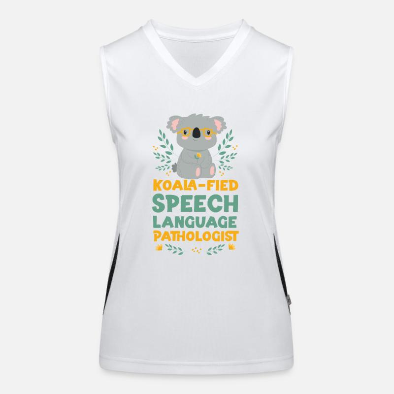 Speech Therapist Therapy Assistant Funktionelles Kontrast-Tank Top für Frauen