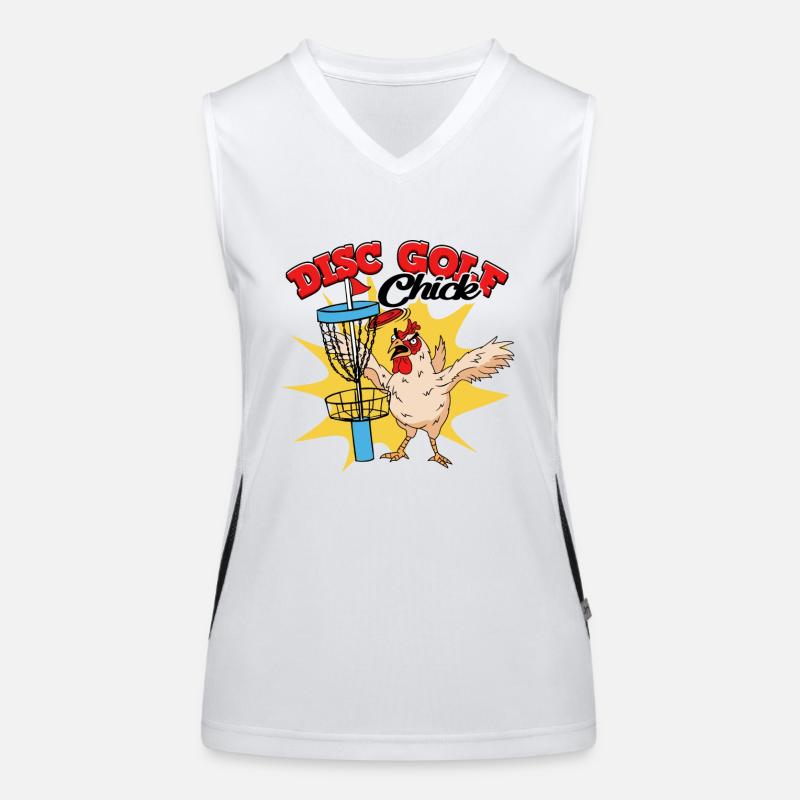 Disc Golf Chick Women's Functional Contrast Tank Top