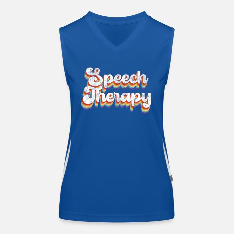 Speech Therapist Therapy Assistant Funktionelles Kontrast-Tank Top für Frauen