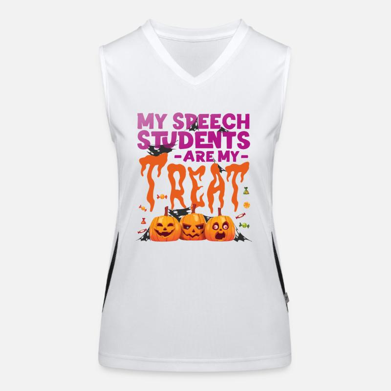 Speech Therapist Therapy Assistant Funktionelles Kontrast-Tank Top für Frauen