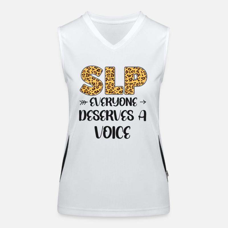 Speech Therapist Therapy Assistant Funktionelles Kontrast-Tank Top für Frauen