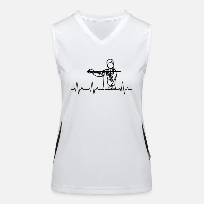 Violin Violinist Violinist Women's Functional Contrast Tank Top