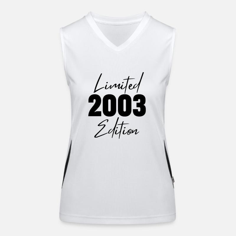 2003 Édition Limitée Débardeur respirant contrasté Femme