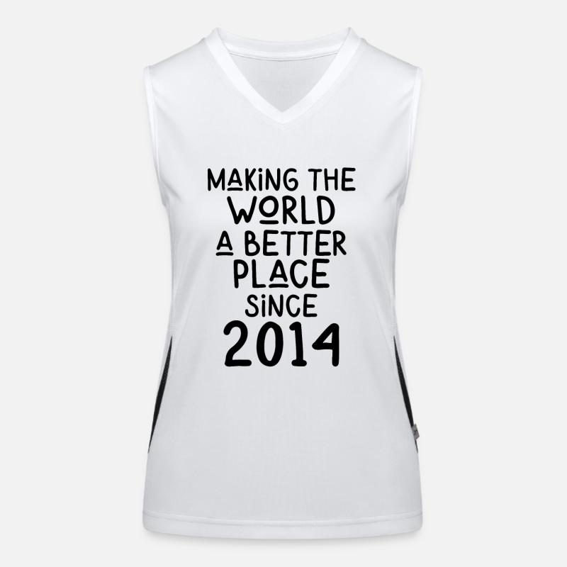Making the World a better place since 2014 Women's Functional Contrast Tank Top