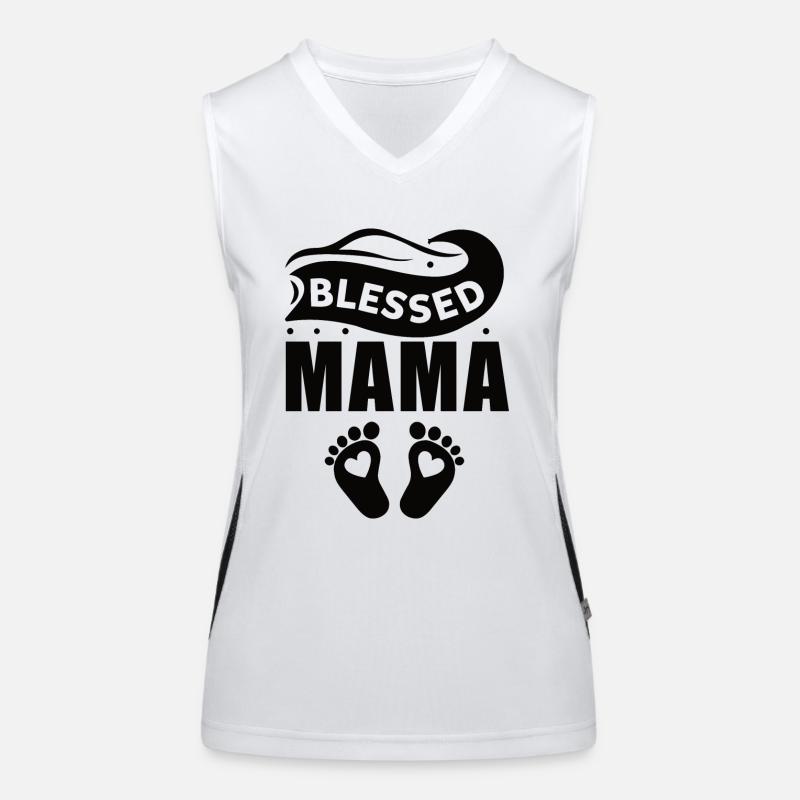 Beste Mama Überhaupt Muttertag Mutter Geschenk Funktionelles Kontrast-Tank Top für Frauen