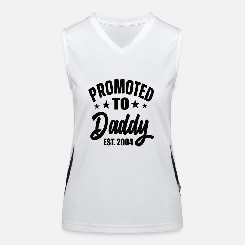 Promu à Daddy Est 2004 Débardeur respirant contrasté Femme