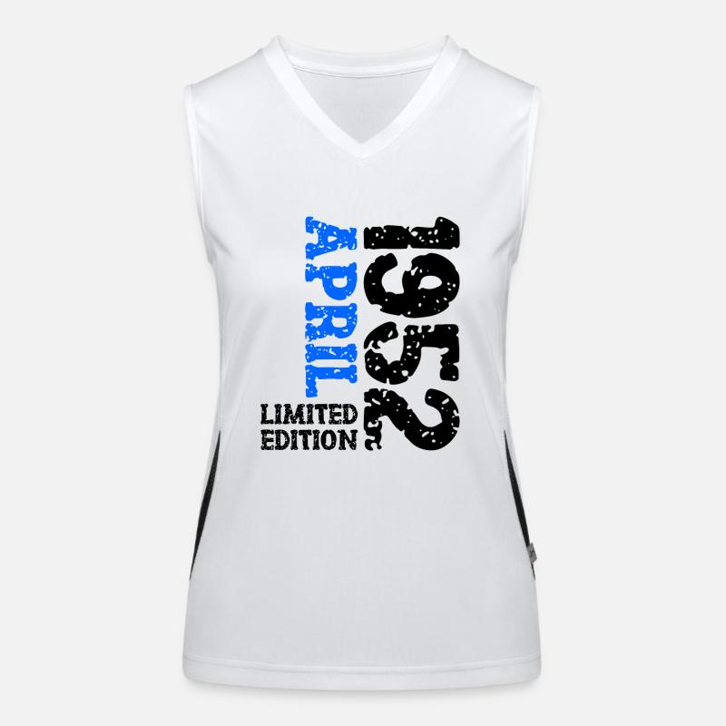 1952 April Limited Edition Geburtstag Geschenk Funktionelles Kontrast-Tank Top für Frauen