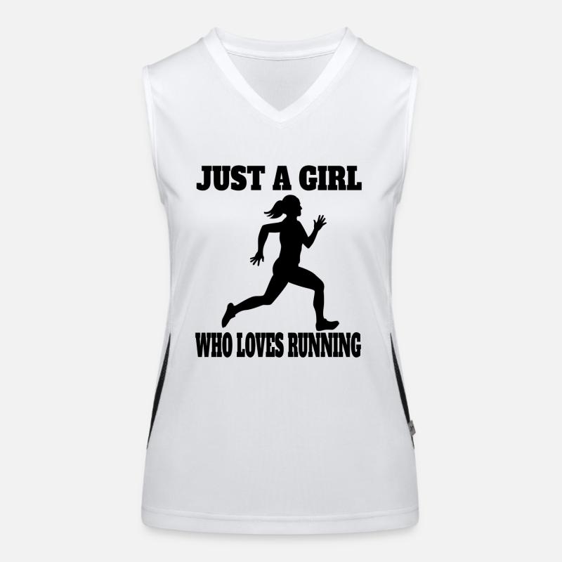 Joggers running cardio jogging workout running fit Women's Functional Contrast Tank Top