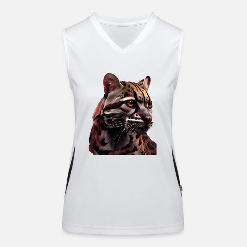 juste un garçon qui aime Ocelots Ocelot ocelot ocelot Débardeur respirant contrasté Femme