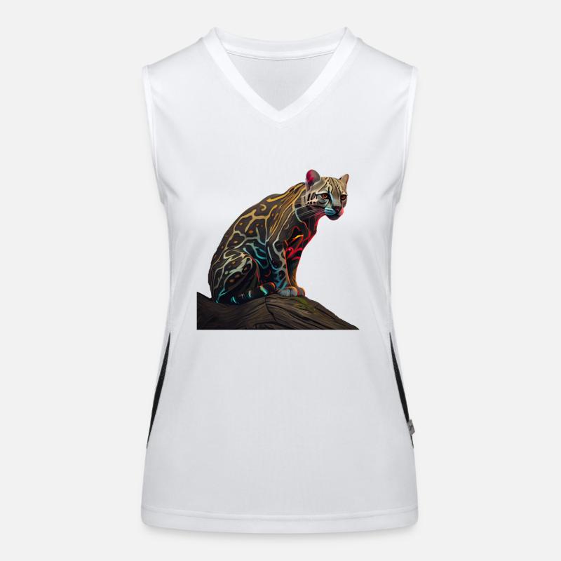 juste un garçon qui aime Ocelots Ocelot ocelot ocelot Débardeur respirant contrasté Femme