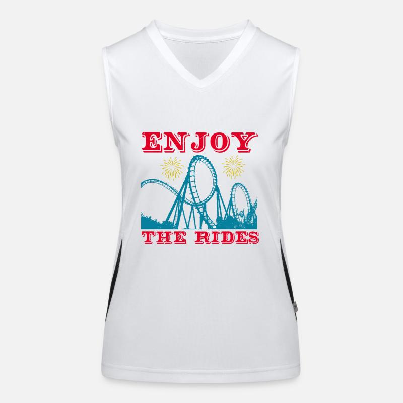 ENJOY THE RIDES Women's Functional Contrast Tank Top
