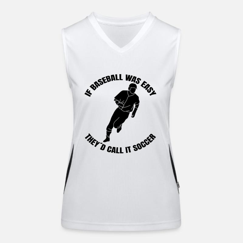 Baseballteam Baseball Baseballspieler Baseballer Funktionelles Kontrast-Tank Top für Frauen