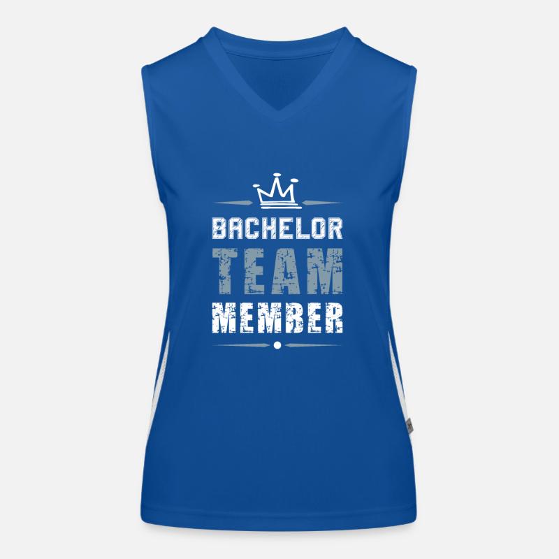 Bachelor Team Funktionelles Kontrast-Tank Top für Frauen