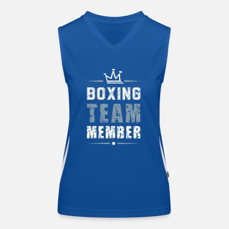 Équipe de boxe Débardeur respirant contrasté Femme