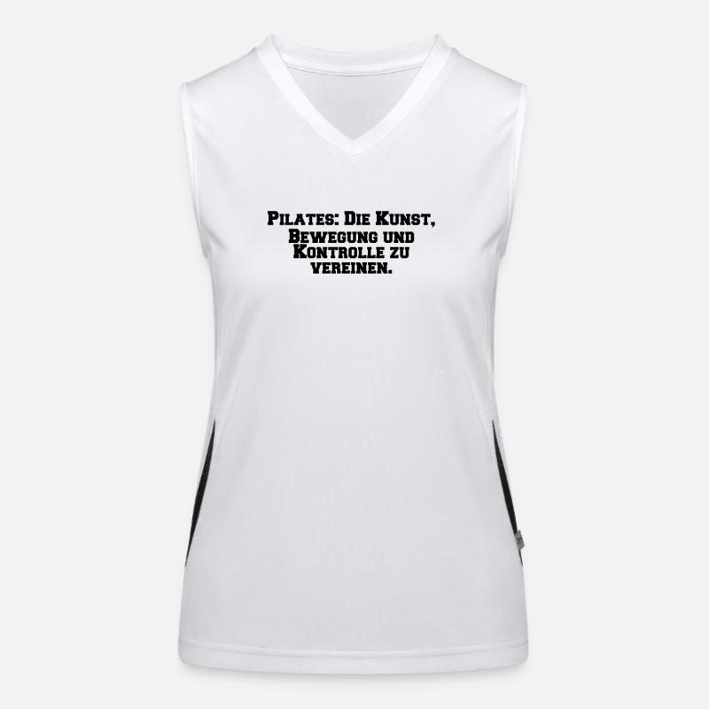 Pilates - Pilates: Die Kunst, Bewegung und Funktionelles Kontrast-Tank Top für Frauen
