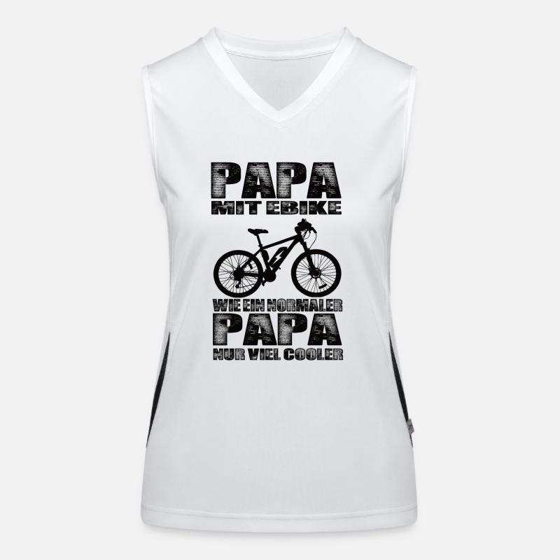 Ebike Funktionelles Kontrast-Tank Top für Frauen