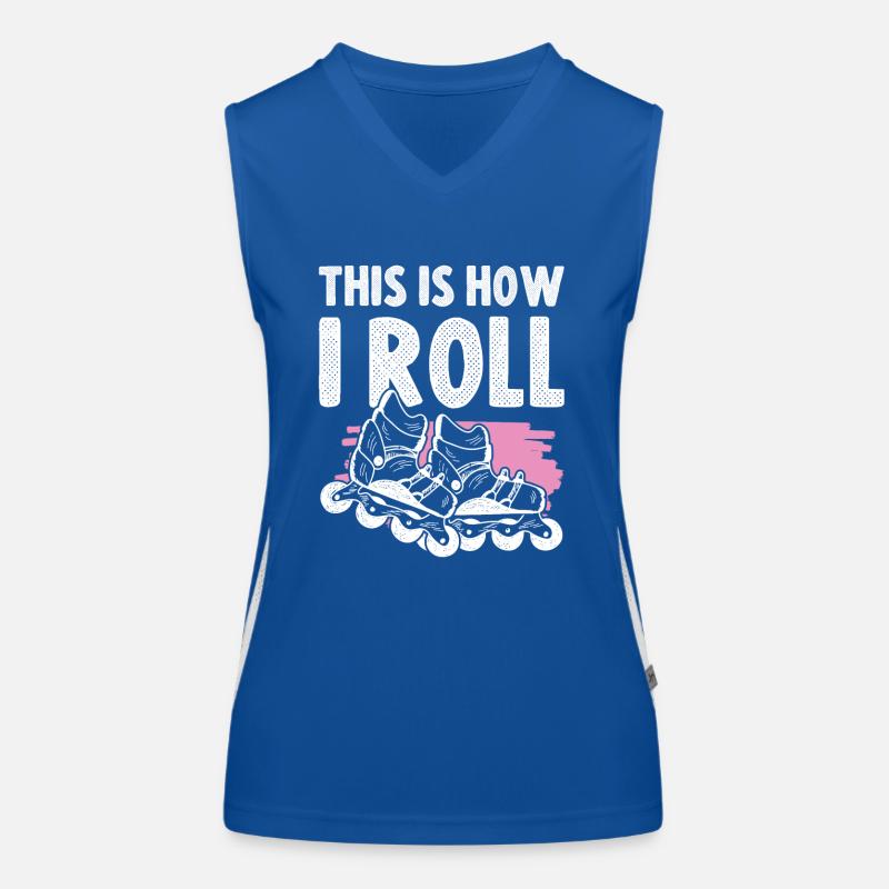 skater inline Funktionelles Kontrast-Tank Top für Frauen