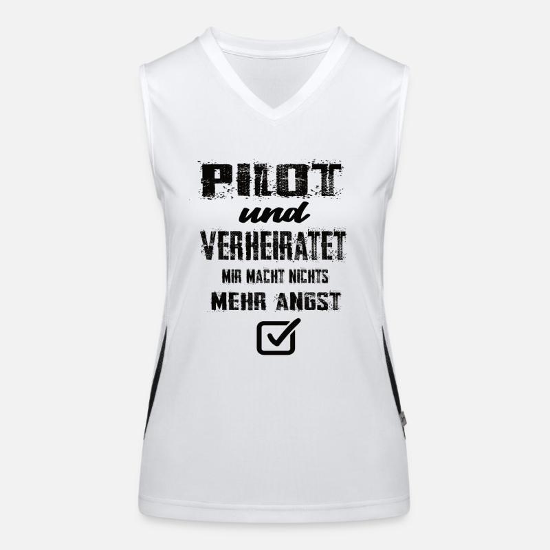 Pilot Funktionelles Kontrast-Tank Top für Frauen