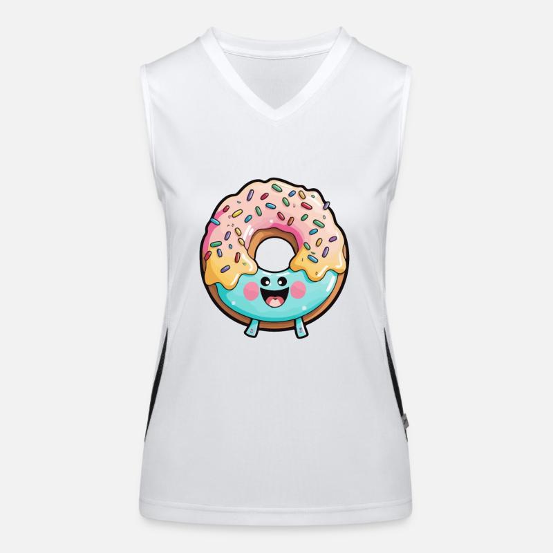 Donut Comic Débardeur respirant contrasté Femme