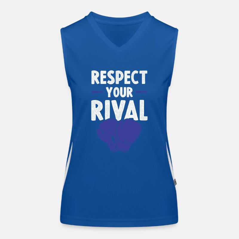 Respect de la boxe Débardeur respirant contrasté Femme