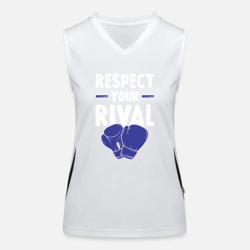 Respect de la boxe Débardeur respirant contrasté Femme