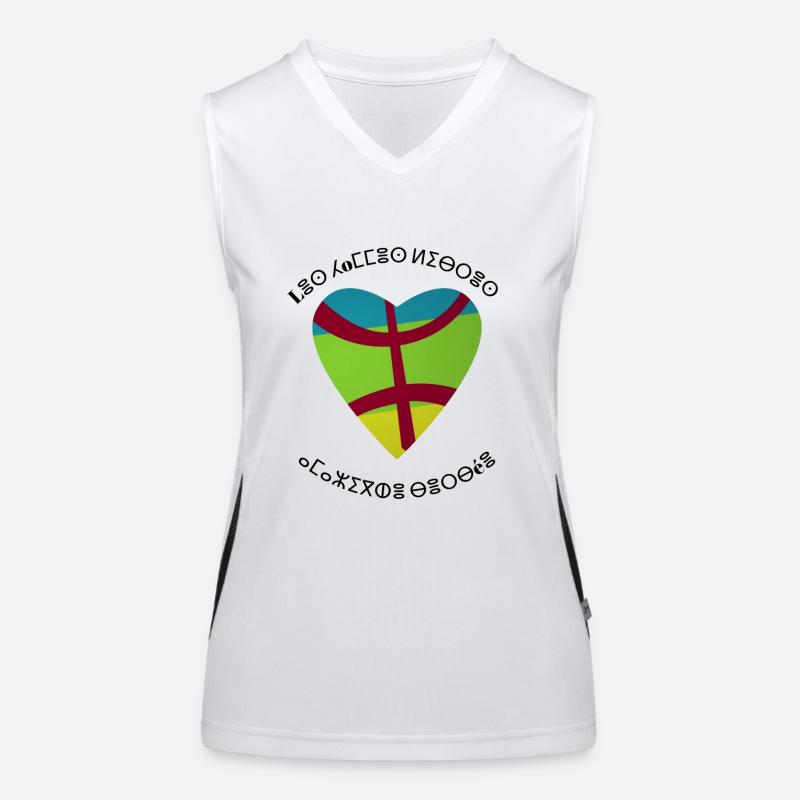 kabyle T-shirt graffiti The Berber Spring Women's Functional Contrast Tank Top