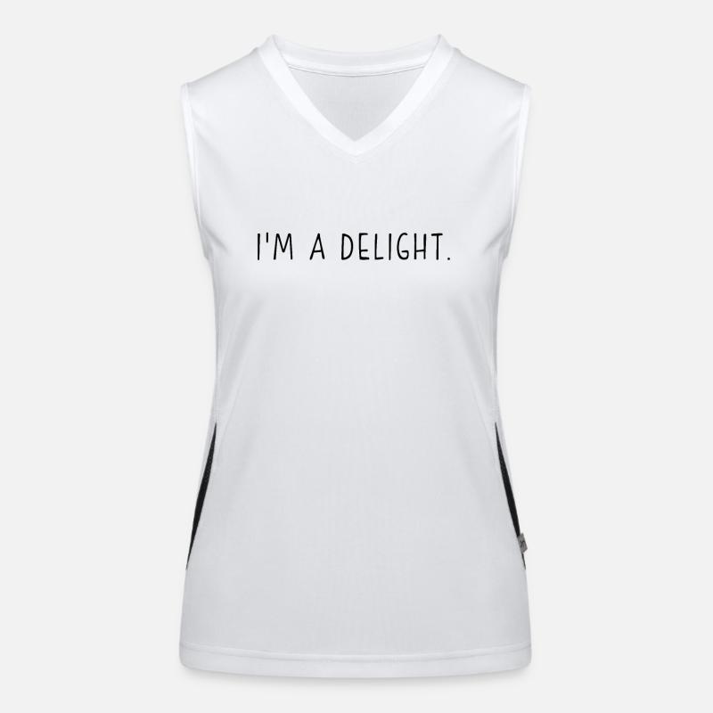 I'm a DELIGHT Women's Functional Contrast Tank Top