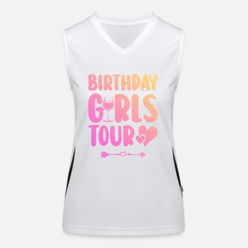 Birthday Party Team Women's Functional Contrast Tank Top