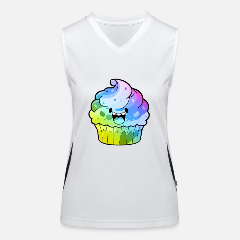 Muffin Comic Coloré Débardeur respirant contrasté Femme