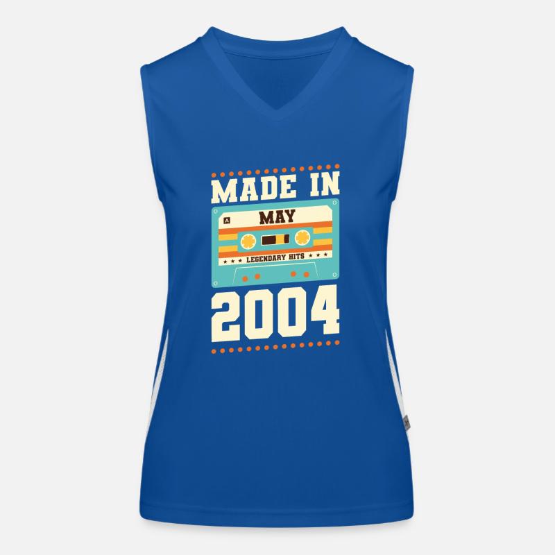 19th birthday May Born 2004 Gift idea Women's Functional Contrast Tank Top