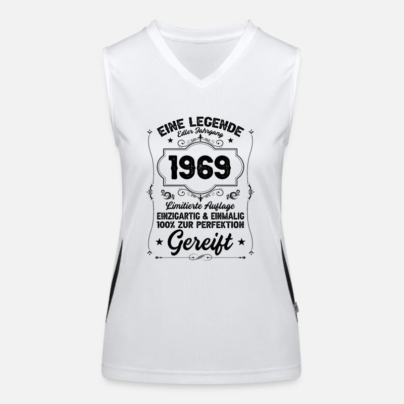 1969 Funktionelles Kontrast-Tank Top für Frauen