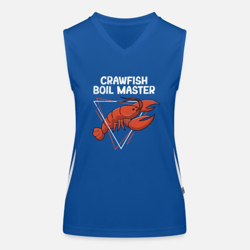 Crawfish Boil Master Seafood Lover Cajun Crawfish Funktionelles Kontrast-Tank Top für Frauen