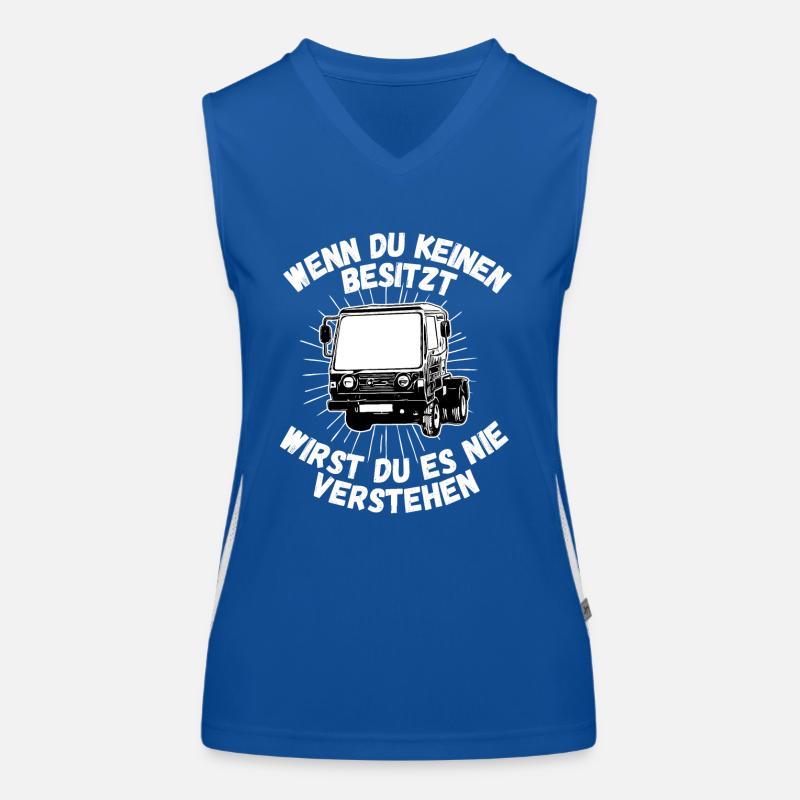 Multicar M25 Multicar Neu Multricar Lastkraftwagen Funktionelles Kontrast-Tank Top für Frauen