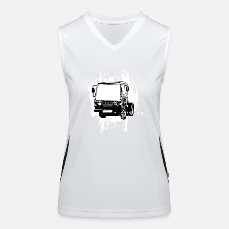 Multicar M25 Multicar Neu Multricar Lastkraftwagen Funktionelles Kontrast-Tank Top für Frauen
