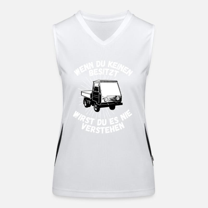 Multicar M25 Multicar Neu Multricar Lastkraftwagen Funktionelles Kontrast-Tank Top für Frauen
