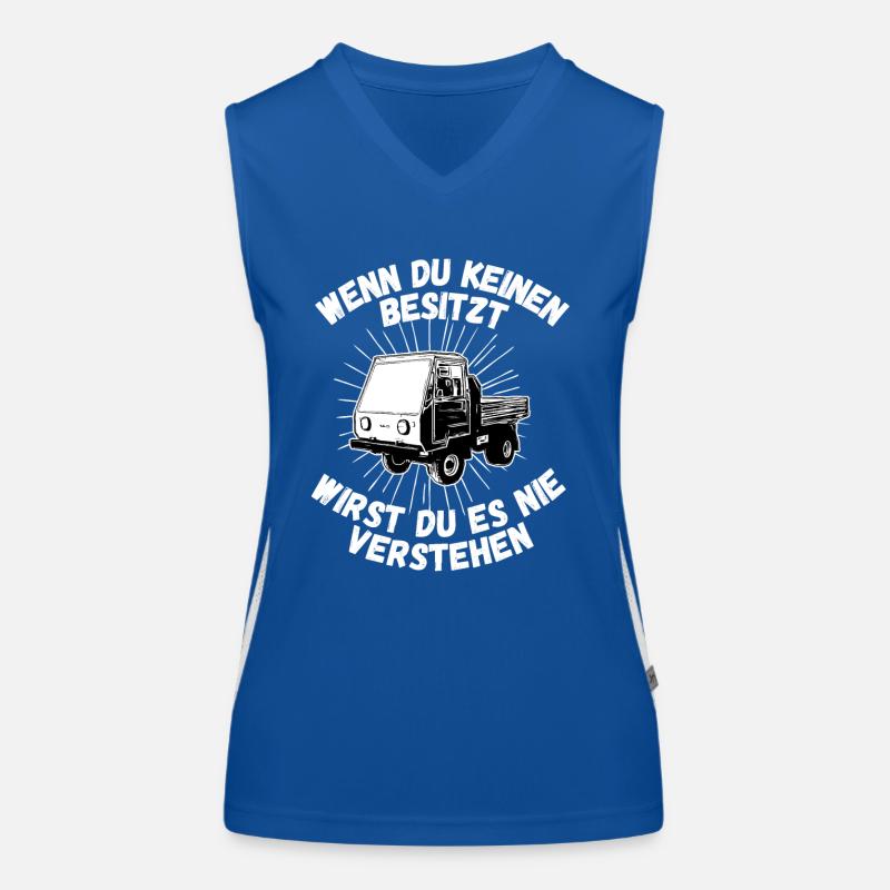 Multicar M25 Multicar Neu Multricar Lastkraftwagen Funktionelles Kontrast-Tank Top für Frauen