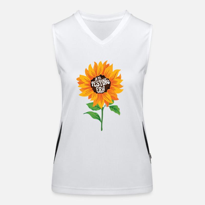À l’époque de mes tests Professeur de jour de test de tournesol Débardeur respirant contrasté Femme