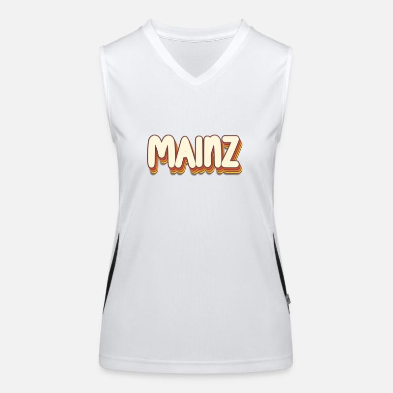 Mainzerin Mainzer Mayence Débardeur respirant contrasté Femme
