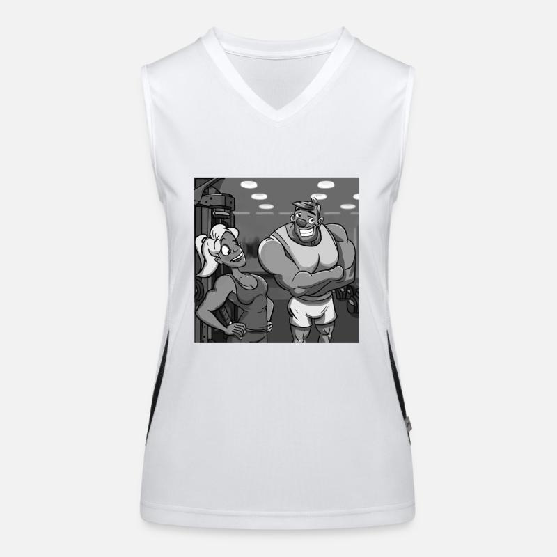 FITNESSSTUDIO Funktionelles Kontrast-Tank Top für Frauen