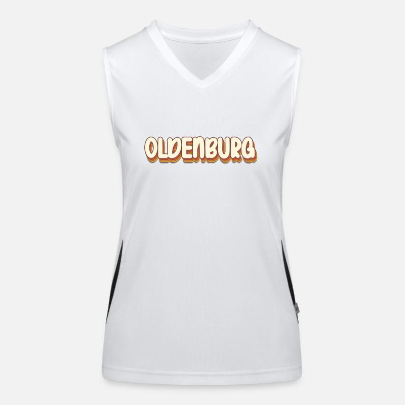 Oldenburgerin Oldenburger Oldenburg Débardeur respirant contrasté Femme