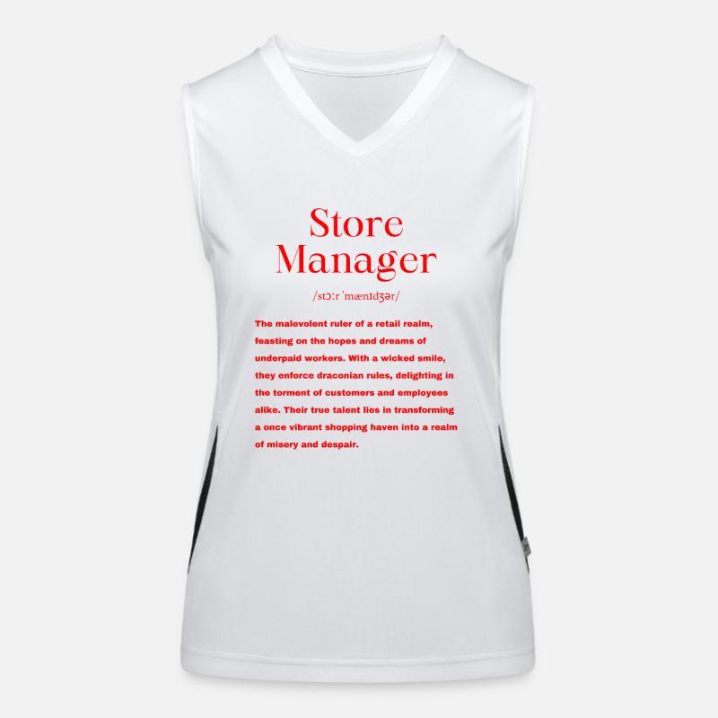 Branch Manager Definition Women's Functional Contrast Tank Top